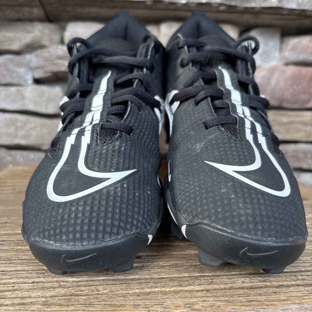 Nike Alpha Fastflex Youth Boys Football Cleats 4Y Black White CV0581-001 - Picture 3 of 12